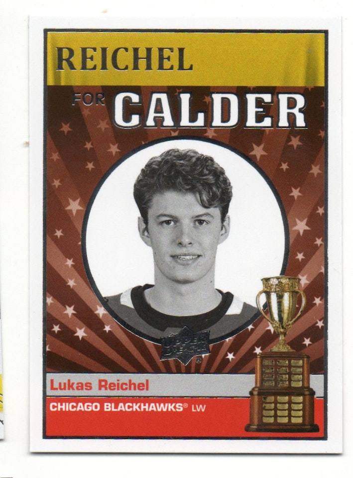2022-23 Upper Deck Calder Candidates #CC2 Lukas Reichel (20-X346-BLACKHAWKS)