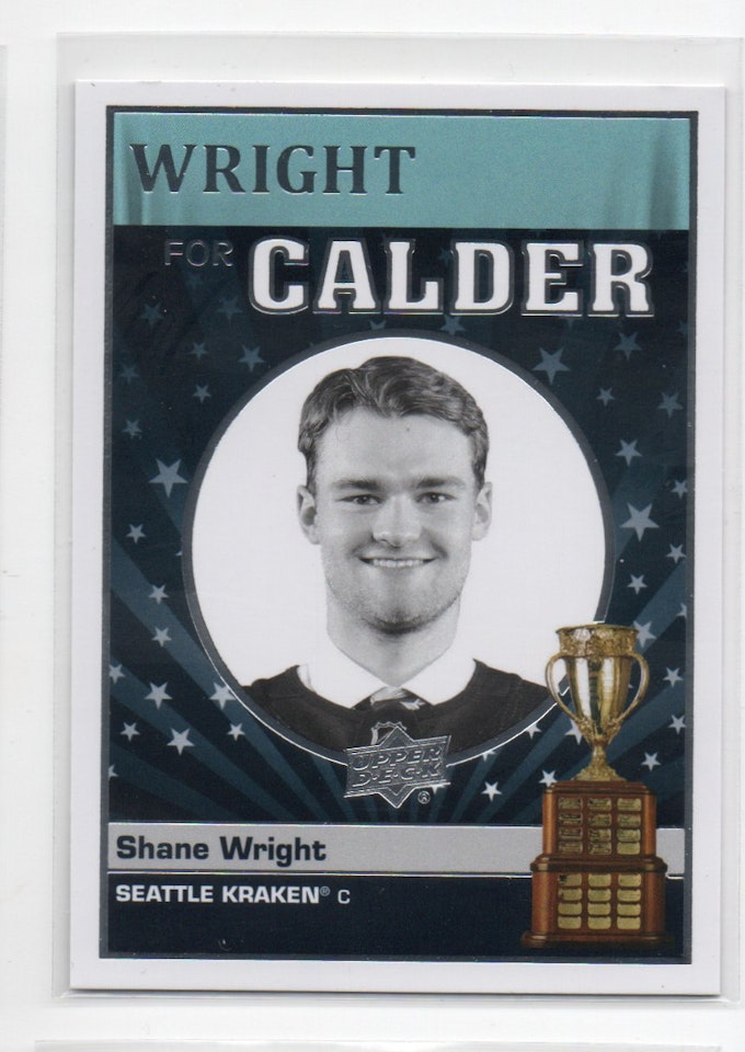 2022-23 Upper Deck Calder Candidates #CC13 Shane Wright (30-X357-KRAKEN)
