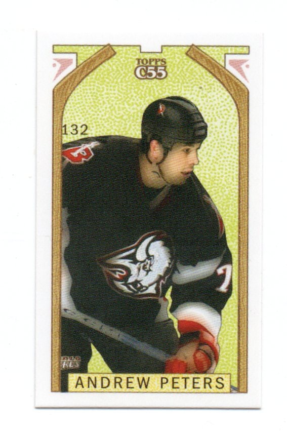 2003-04 Topps C55 Minis O Canada Back #132 Andrew Peters (12-X367-SABRES)