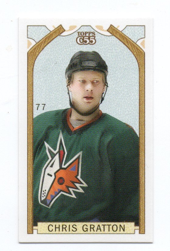 2003-04 Topps C55 Minis Stanley Cup Back #77 Chris Gratton (12-X368-COYOTES)