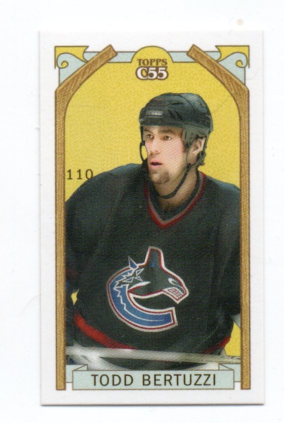 2003-04 Topps C55 Minis Stanley Cup Back #110 Todd Bertuzzi (12-X368-CANUCKS)