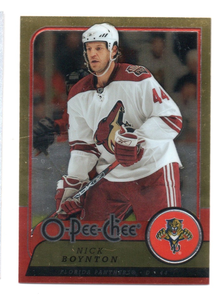 2008-09 O-Pee-Chee Metal #207 Nick Boynton (10-X365-NHLPANTHERS)