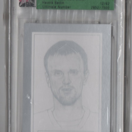 2011-12 ITG Ultimate Memorabilia #85 Henrik Sedin (150-SLABBED2-CANUCKS)