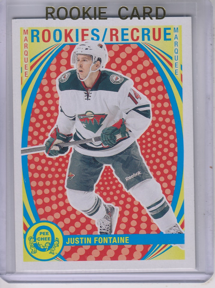 2013-14 O-Pee-Chee Retro #640 Justin Fontaine (15-X367-NHLWILD)