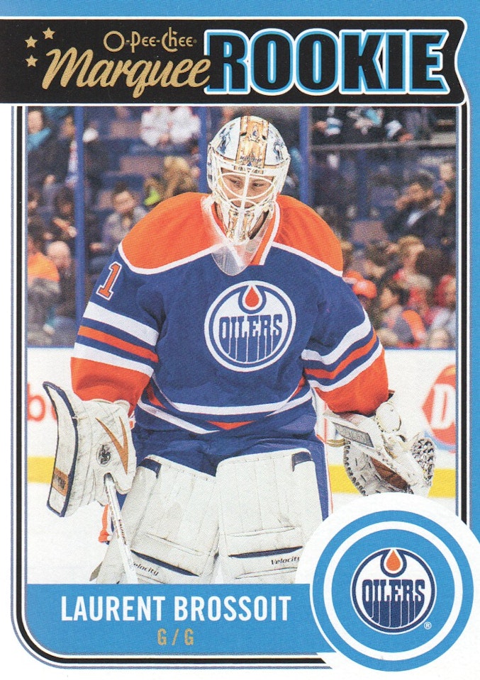 2014-15 O-Pee-Chee #509 Laurent Brossoit RC (15-X367-OILERS)
