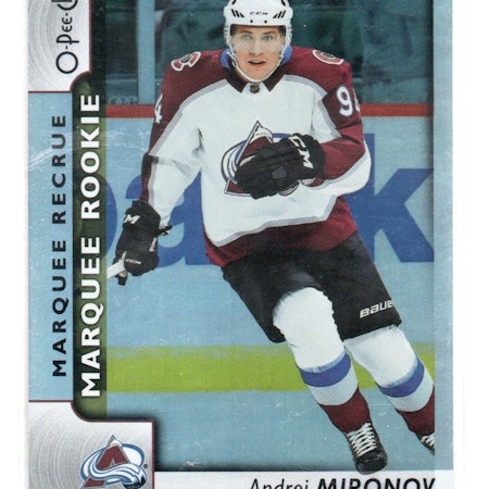 2017-18 O-Pee-Chee Rainbow #619 Andrei Mironov (15-X364-AVALANCHE)