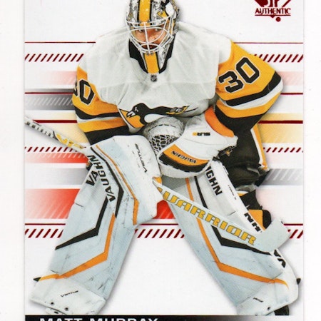 2019-20 SP Authentic Limited Red #22 Matt Murray (10-X364-PENGUINS)
