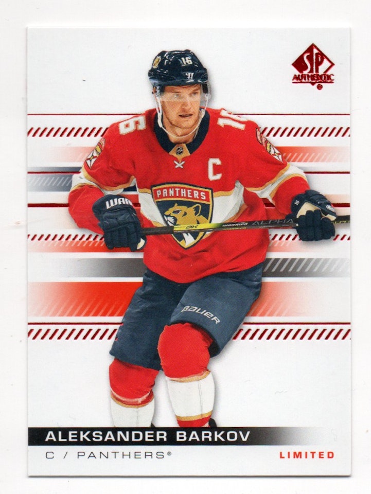 2019-20 SP Authentic Limited Red #31 Aleksander Barkov (12-X364-NHLPANTHERS)