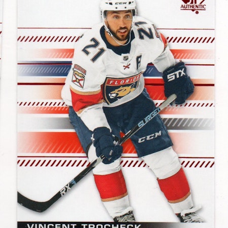 2019-20 SP Authentic Limited Red #61 Vincent Trocheck (10-X364-NHLPANTHERS)