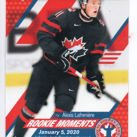2020-21 Upper Deck National Hockey Card Day Canada #CAN16 Alexis Lafreniere RM (20-X366-RANGERS)