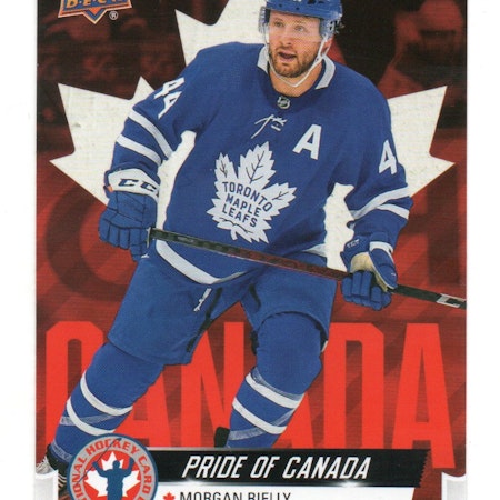 2021-22 Upper Deck National Hockey Card Day Canada #CAN7 Morgan Rielly (10-X366-MAPLE LEAFS)