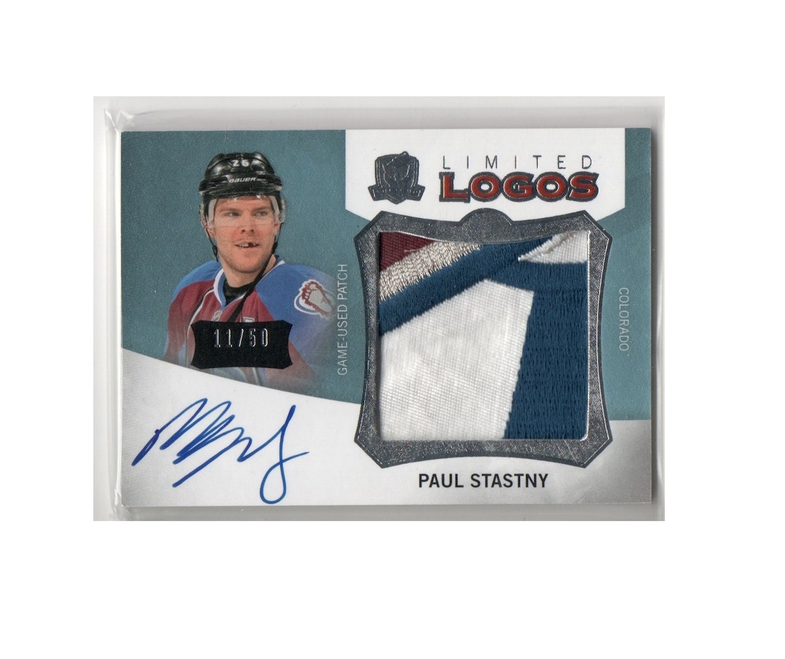 2012-13 The Cup Limited Logos Autographs #LLSY Paul Stastny (500-X110-AVALANCHE)