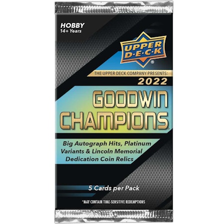 2022 Upper Deck Goodwin Champions (Hobby Pack)