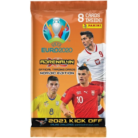 2020-21 Panini Adrenalyn XL Euro 2020 (2021 Kick Off) (Löspaket)