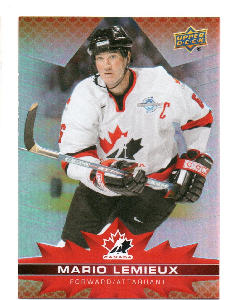 2021-22 Upper Deck Tim Hortons Team Canada #99 Mario Lemieux (10-8x3-CANADA)