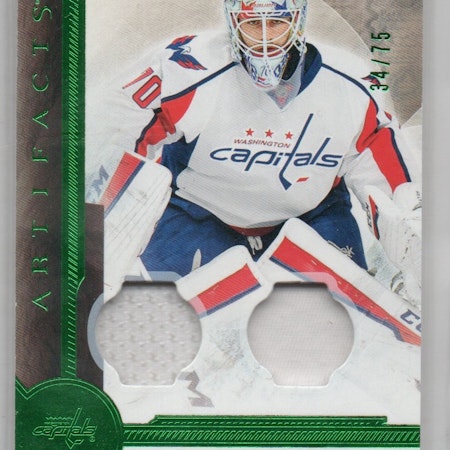 2016-17 Artifacts Materials Emerald #96 Braden Holtby (100-X368-CAPITALS)
