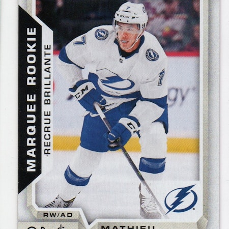 2018-19 O-Pee-Chee #620 Mathieu Joseph RC (15-43x1-LIGHTNING)