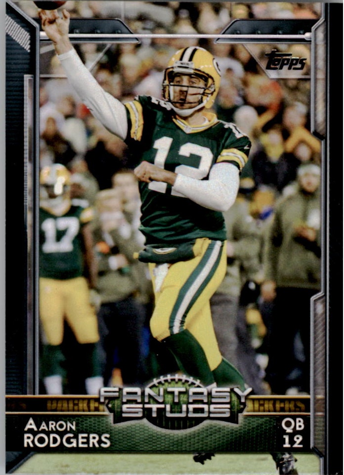 2015 Topps #309 Aaron Rodgers FS (10-21x5-NFLPACKERS)