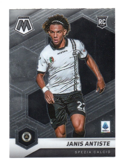 2021-22 Panini Mosaic Serie A #156 Janis Antiste RC (10-40x5-SOCCERSPEZIA)