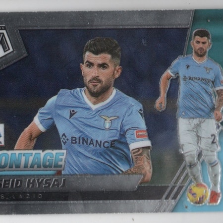 2021-22 Panini Mosaic Serie A Montage #21 Elseid Hysaj (12-8x1-SOCCERLAZIO)