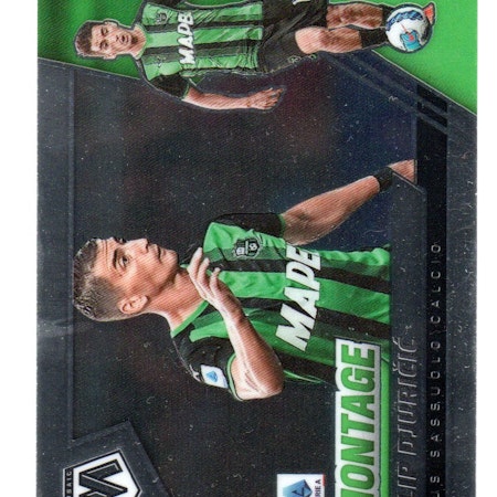 2021-22 Panini Mosaic Serie A Montage #28 Filip Djuricic (12-28x3-SOCCERSASSUOLO)