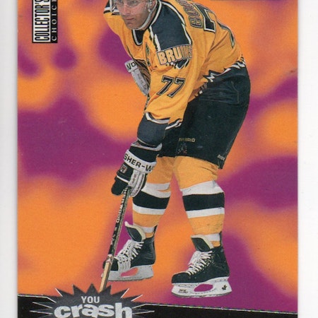 1996-97 Collector's Choice Crash the Game Silver #C22B Ray Bourque vs. Toronto (10-61x9-BRUINS)