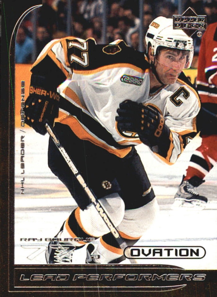 1999-00 Upper Deck Ovation Lead Performers #LP11 Ray Bourque (12-60x7-BRUINS)