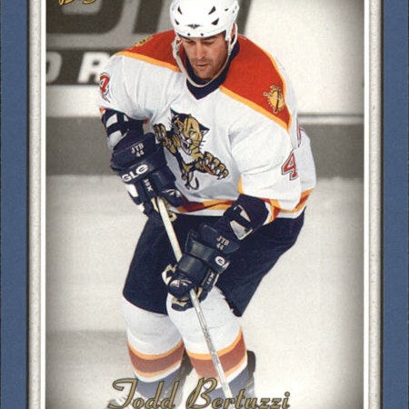 2006-07 Beehive Blue #58 Todd Bertuzzi (25-73x8-NHLPANTHERS)