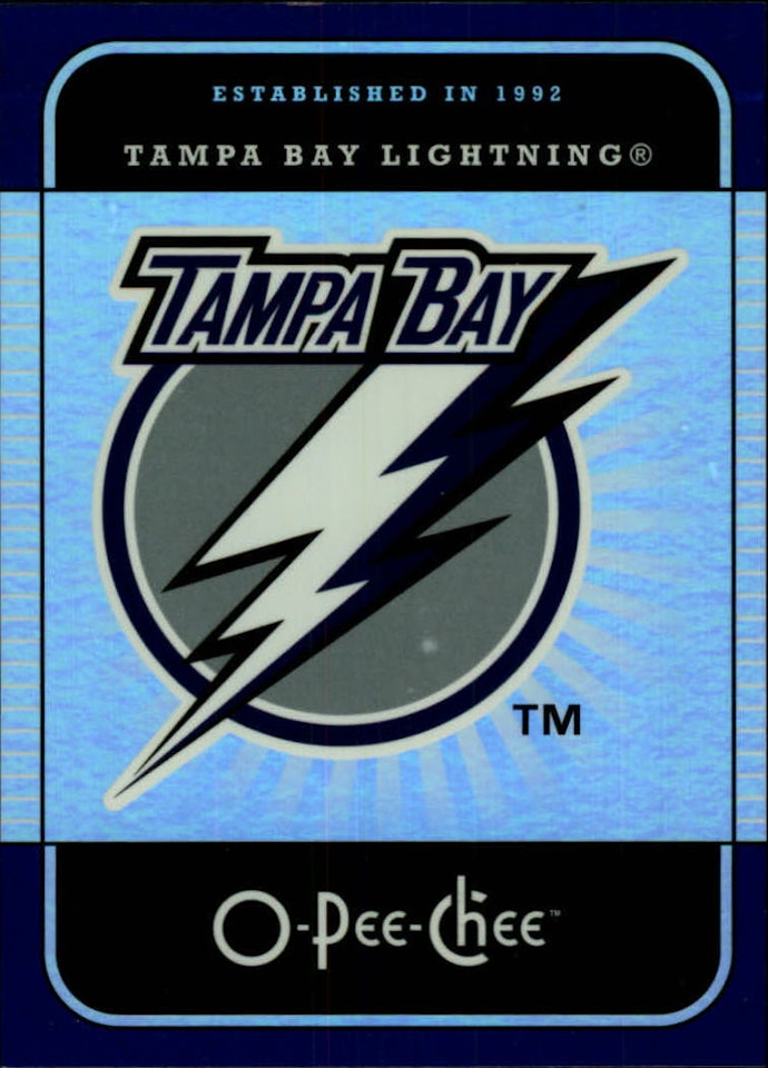 2007-08 O-Pee-Chee Team Checklists #CL27 Tampa Bay Lightning (12-73x7-LIGHTNING)