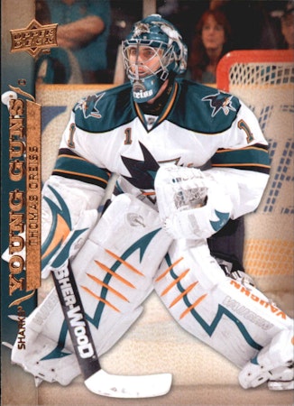 2007-08 Upper Deck #495 Thomas Greiss YG RC (50-55x2-SHARKS)