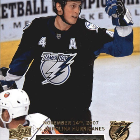 2008-09 Upper Deck Hat Trick Heroes #HT8 Vincent Lecavalier (10-74x5-LIGHTNING)