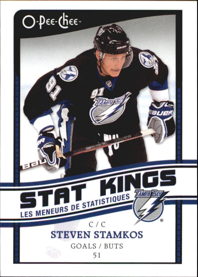 2010-11 O-Pee-Chee Stat Kings #SK2 Steven Stamkos (15-82x2-LIGHTNING)