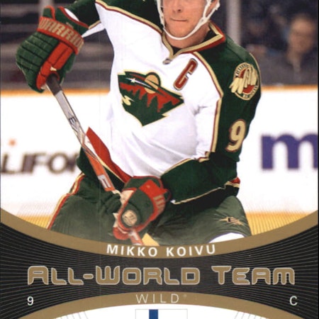 2010-11 Upper Deck All World Team #AW14 Mikko Koivu (12-80x6-NHLWILD)