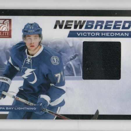 2011-12 Elite New Breed Materials #48 Victor Hedman (50-44x2-LIGHTNING)