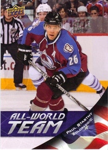 2011-12 Upper Deck All World Team #AW25 Paul Stastny (10-78x5-AVALANCHE)