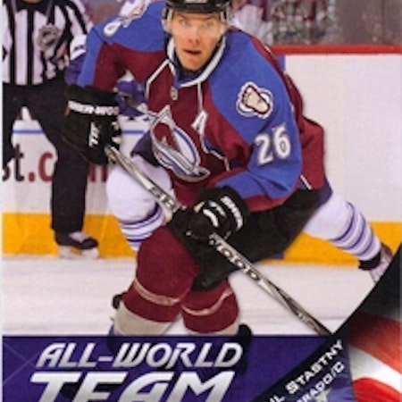 2011-12 Upper Deck All World Team #AW25 Paul Stastny (10-78x5-AVALANCHE)