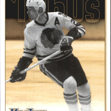 2011-12 Upper Deck Hockey Heroes #HH15 Stan Mikita (15-77x1-BLACKHAWKS)