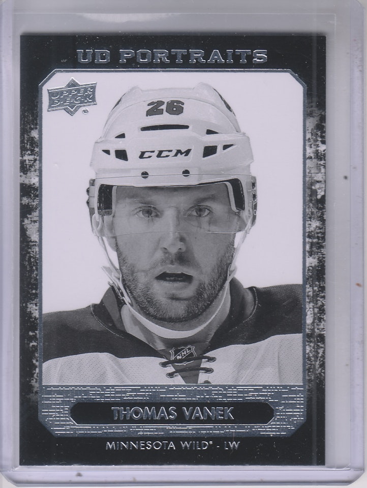 2014-15 Upper Deck UD Portraits #P6 Thomas Vanek (12-51x7-NHLWILD)