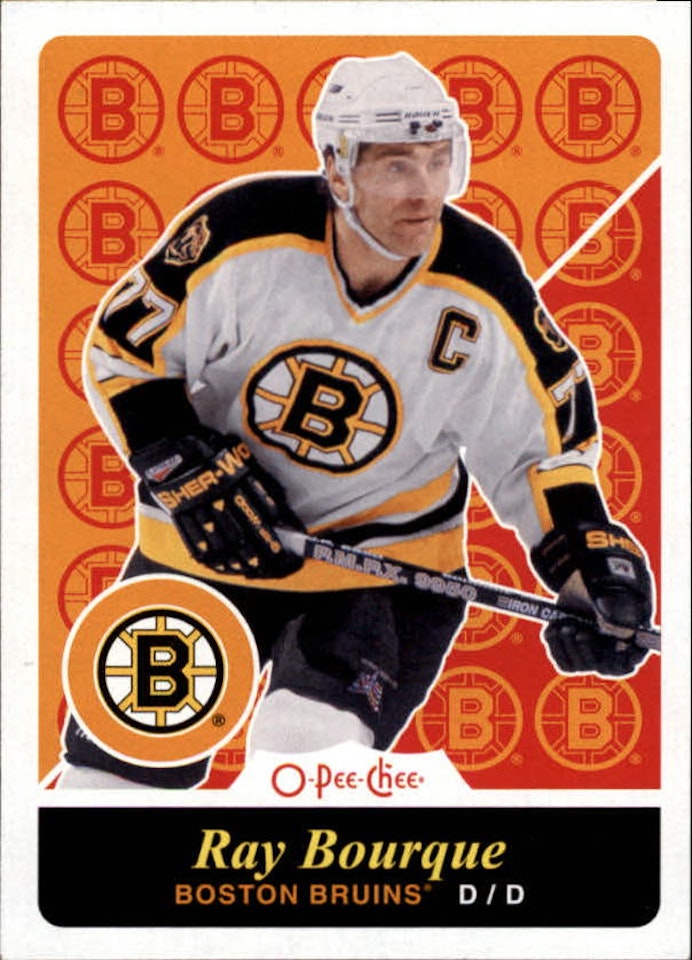 2015-16 O-Pee-Chee Retro #586 Ray Bourque (20-59x3-BRUINS)