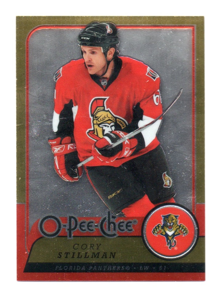 2008-09 O-Pee-Chee Metal #82 Cory Stillman (10-92x8-NHLPANTHERS)