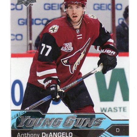 2016-17 Upper Deck #463 Anthony DeAngelo YG RC (30-64x4-COYOTES)