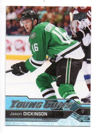 2016-17 Upper Deck #497 Jason Dickinson YG RC (30-64x8-NHLSTARS)