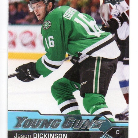 2016-17 Upper Deck #497 Jason Dickinson YG RC (30-64x8-NHLSTARS)