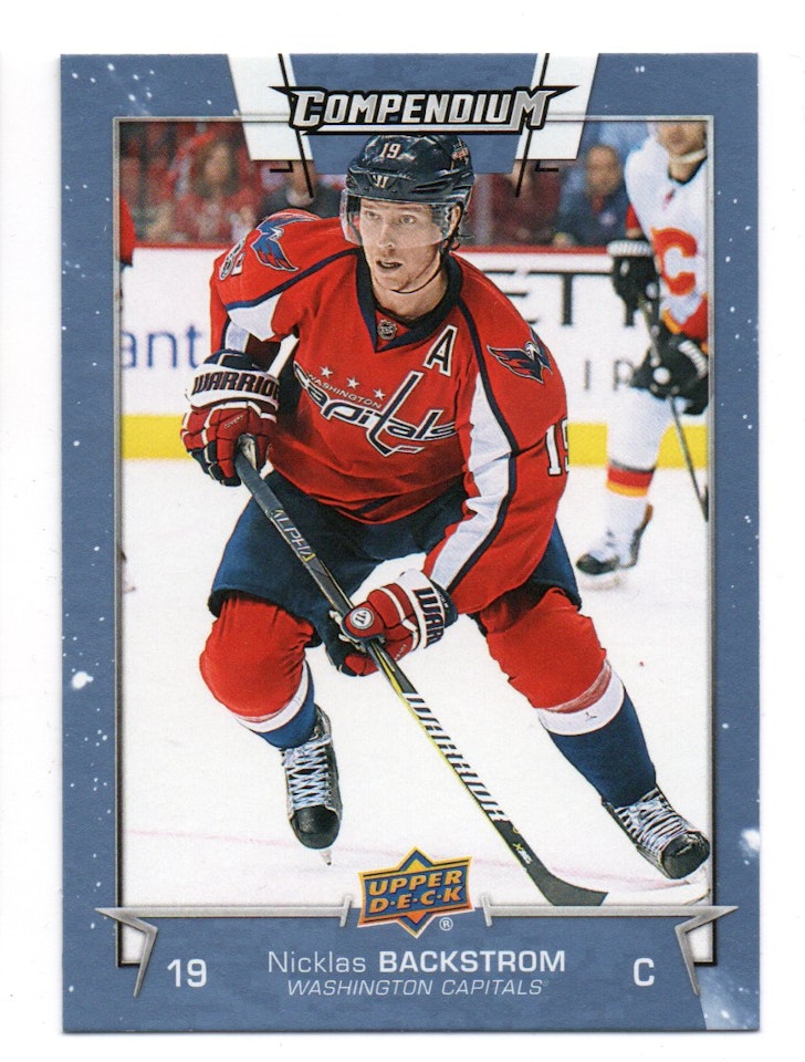 2017-18 Upper Deck Compendium Blue #254 Nicklas Backstrom (5-45x4-CAPITALS)