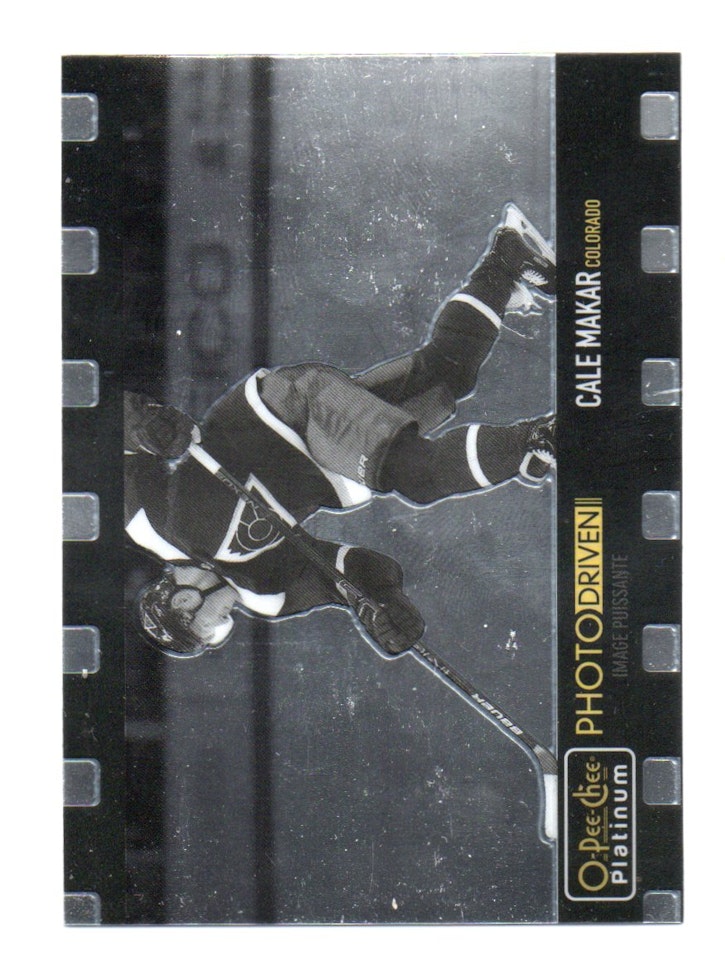 2020-21 O-Pee-Chee Platinum Photo Driven #PD18 Cale Makar (15-63x6-AVALANCHE)