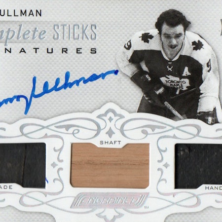 2018-19 Upper Deck Engrained Complete Sticks Signatures #CSSNU Norm Ullman (500-X117-MAPLE LEAFS)