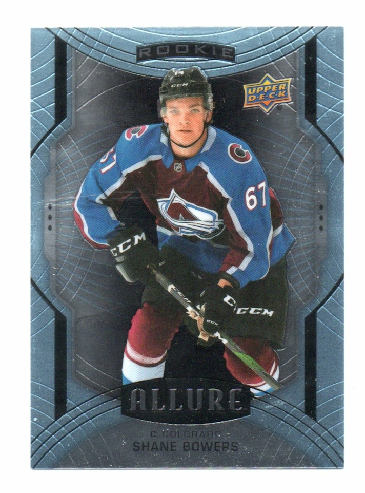 2020-21 Upper Deck Allure #136 Shane Bowers SP (12-63x7-AVALANCHE)