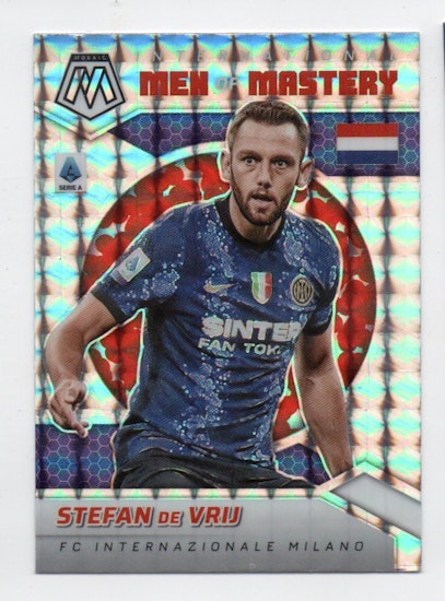 2021-22 Panini Mosaic Serie A International Men of Mastery Mosaic #16 Stefan de Vrij (20-67x2-SOCCERINTER)