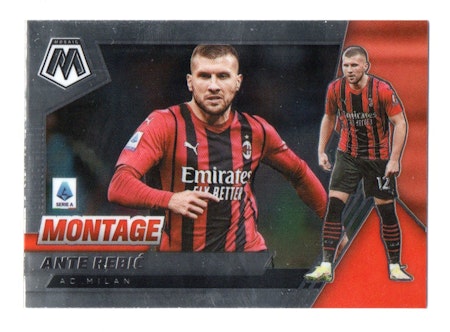 2021-22 Panini Mosaic Serie A Montage #1 Ante Rebic (15-46x7-ACMILAN)