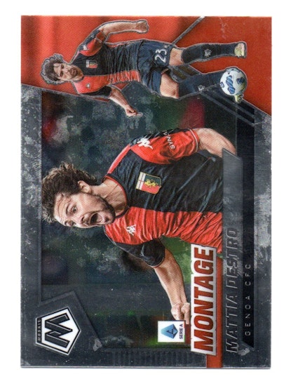 2021-22 Panini Mosaic Serie A Montage #13 Mattia Destro (12-67x6-SOCCERGENOA)